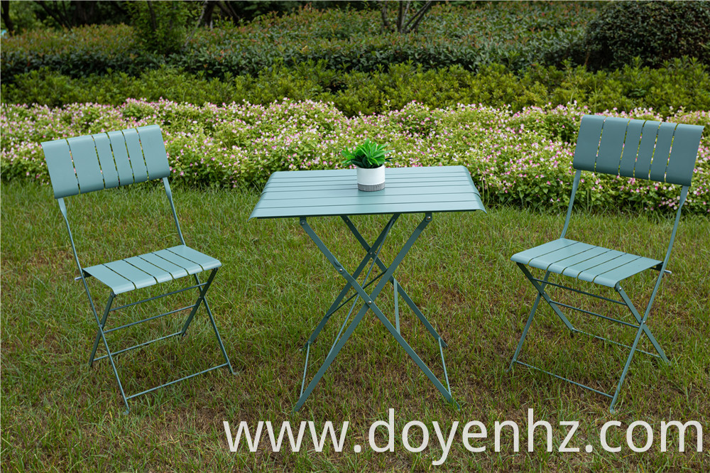 Metal Foldable Garden Set